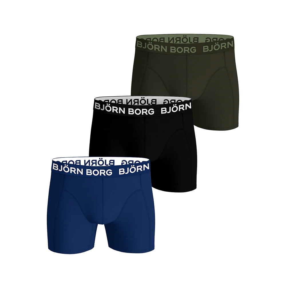 Björn Borg 3-Pack Bamboo Boxer - Herre Underbukser