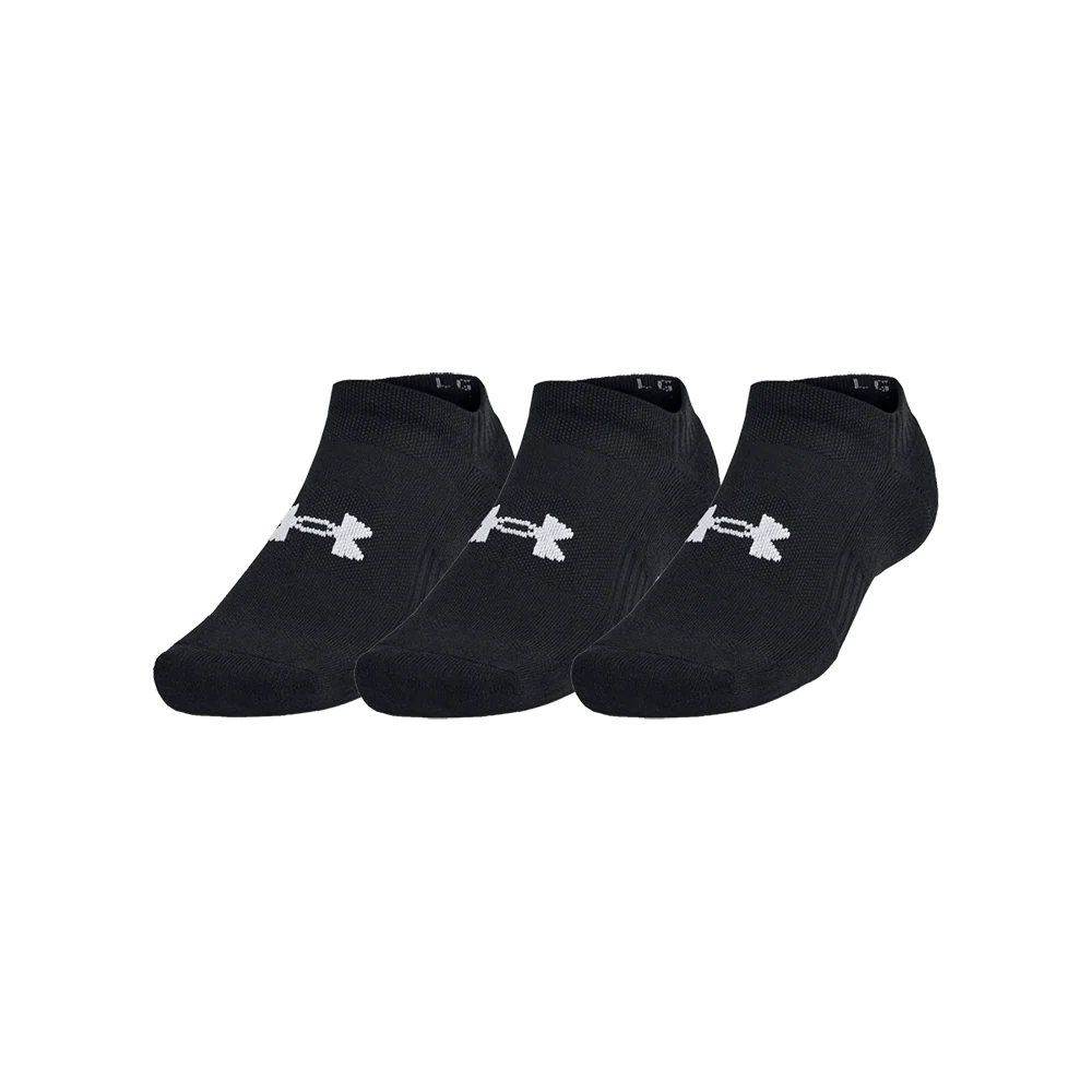 Under Armour 3-Pack No Show Sock - Strømper
