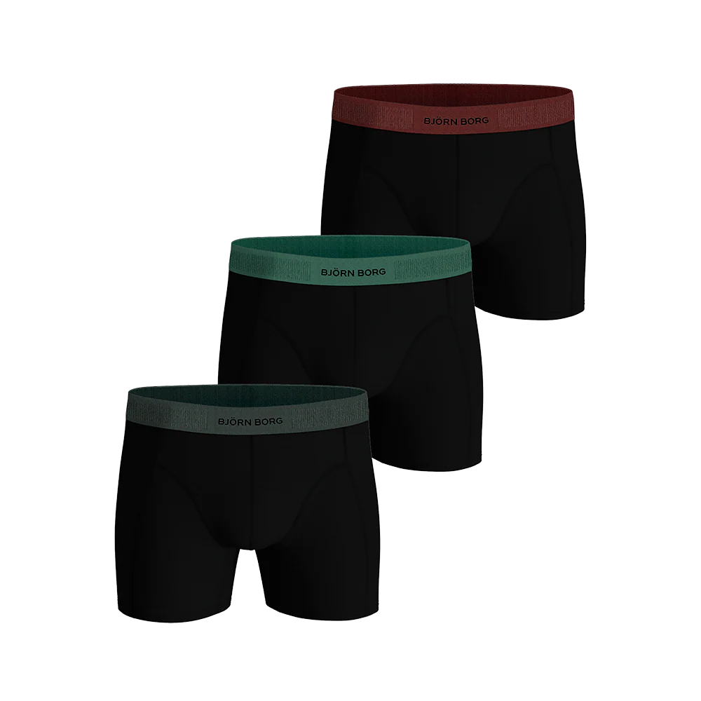 Björn Borg 3-Pack Organic Stretch Boxer - Herre Underbukser