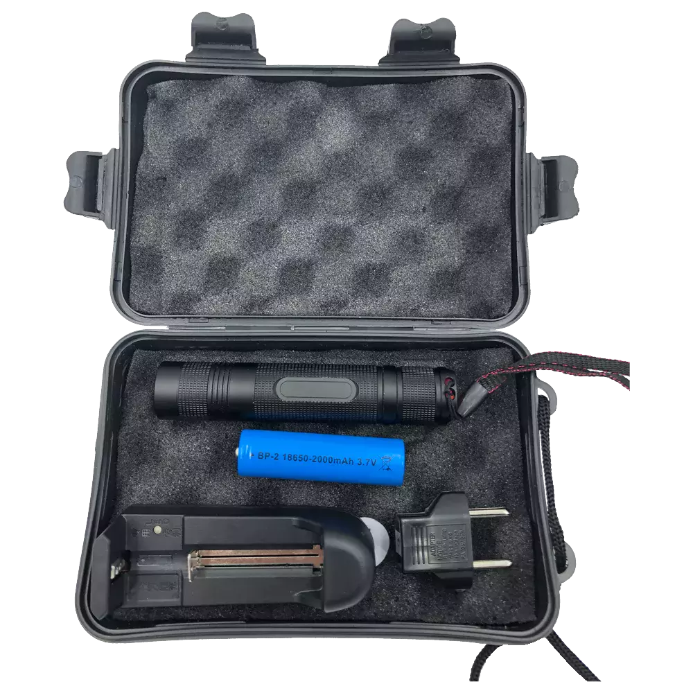 Genopladelig UV/Ravlygte 5 W med batteri og lader - Image 2