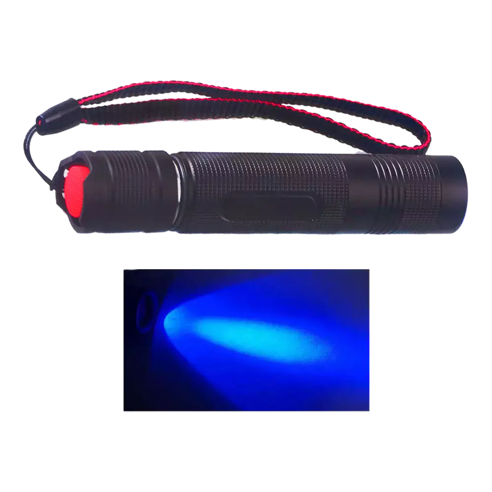 Genopladelig UV/Ravlygte 5 W med batteri og lader - Image 4