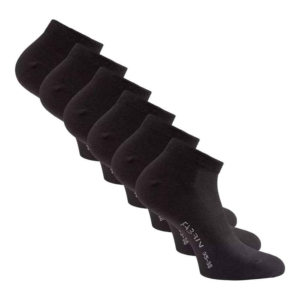 Fabrin Shorty 6-pak Uni. - Voksen Ankelsokker