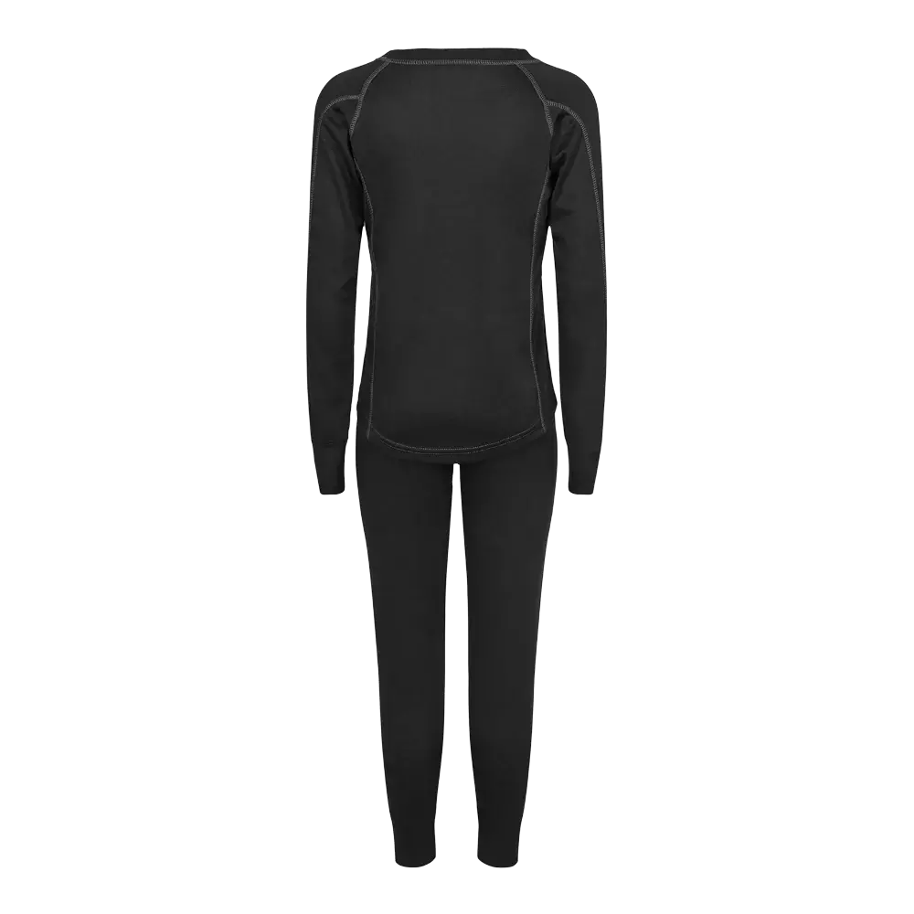 Nanok Active Set Black, Jr - Børne Skiundertøj - Image 2