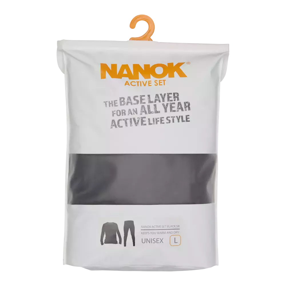 Nanok Active Set Black - Voksen Skiundertøj - Image 3