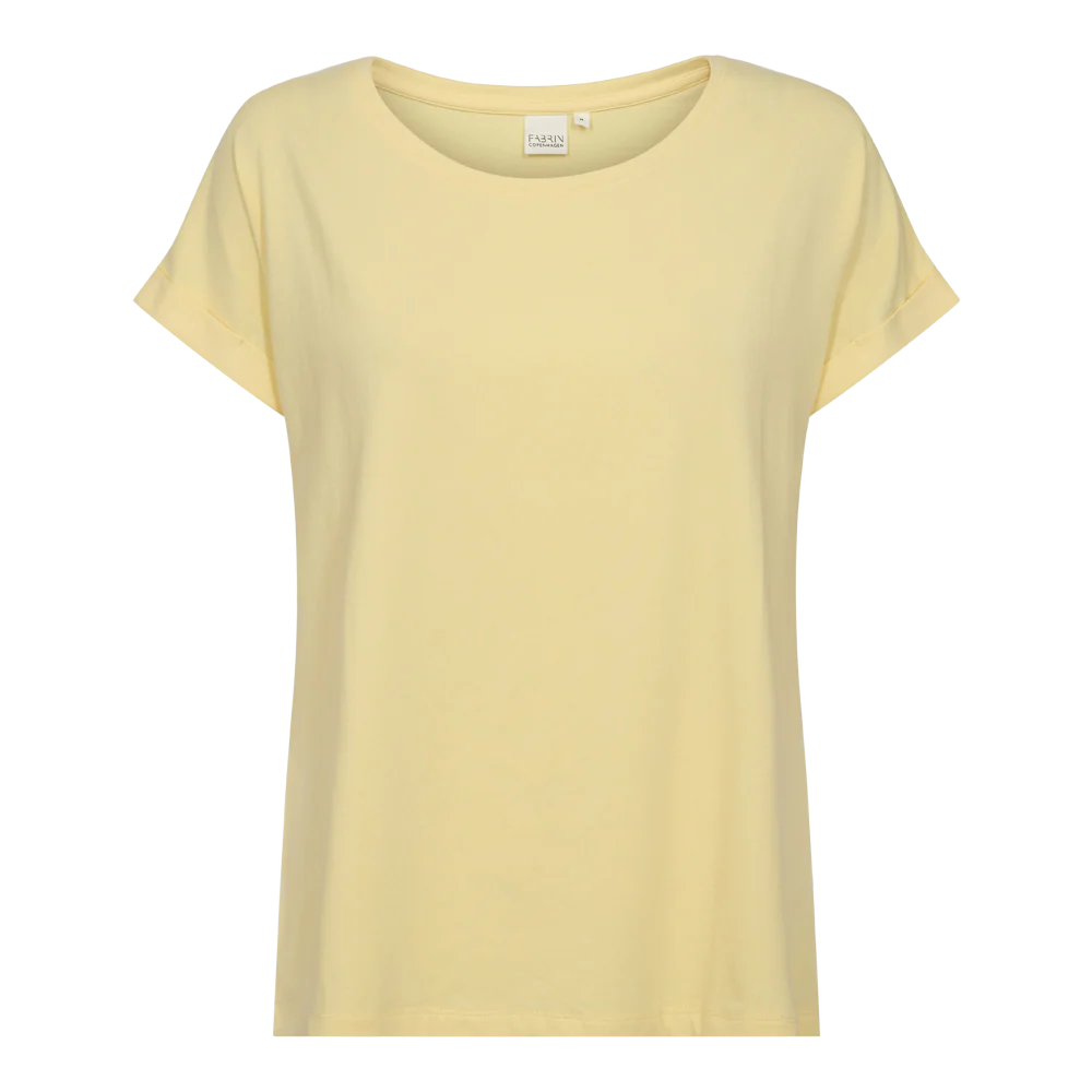 Fabrin Bamboo Loose Fit Tee 26, W. - Dame T-Shirt
