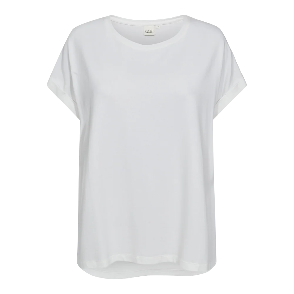 Fabrin Bamboo Loose Fit Tee 26, W. - Dame T-Shirt