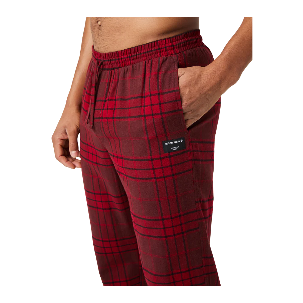 Björn Borg Core Flannel PJ Pants - Herre Nattøjs Bukser - Image 3