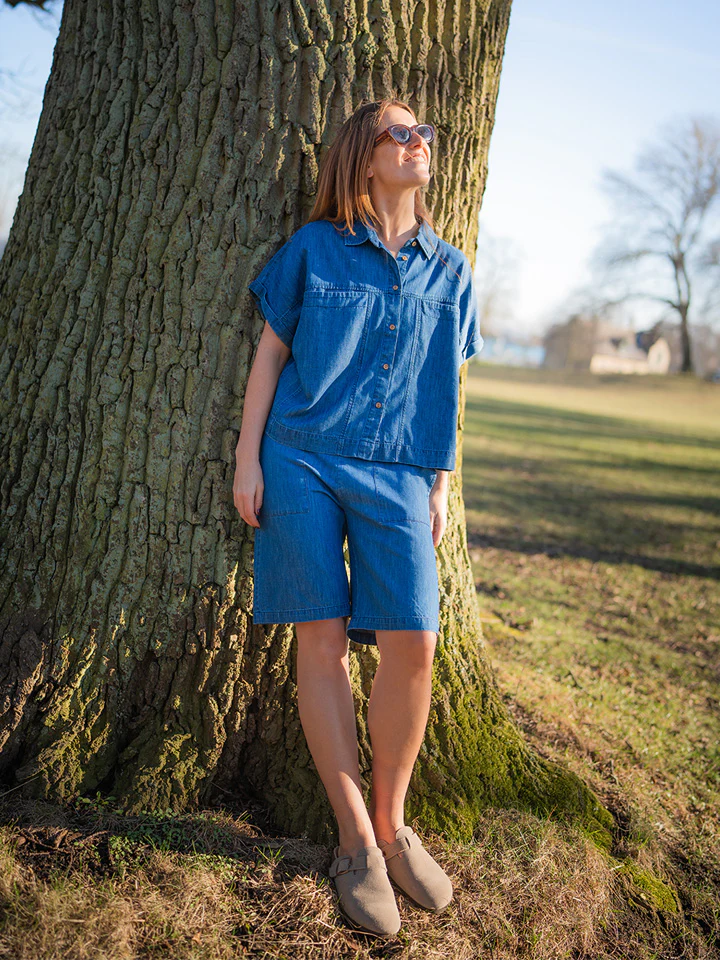 Fabrin Denim Shorts 26, W. - Dame Shorts - Image 2