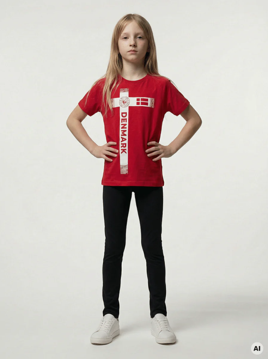 NY FORM DK T-shirt, Jr - Børne Danmarks T-Shirt - Image 2