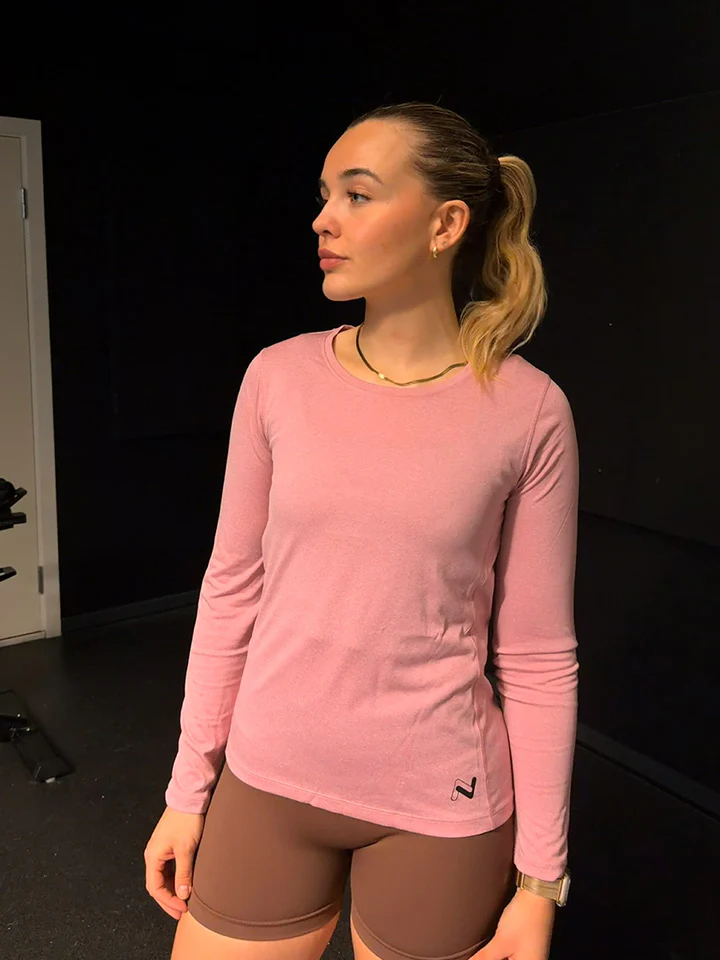 NIfemke L/S 26, W - Dame Fitness Bluse - Image 2
