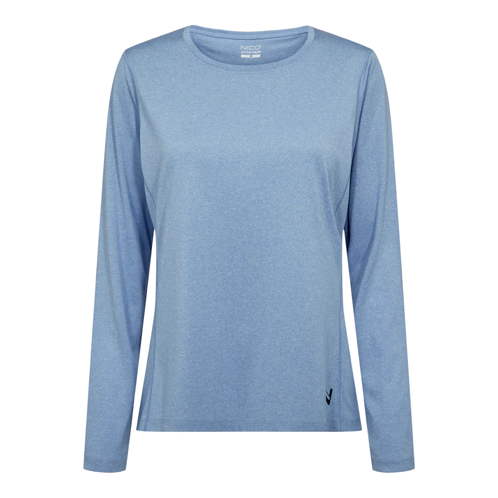 NIfemke L/S 26, W - Dame Fitness Bluse