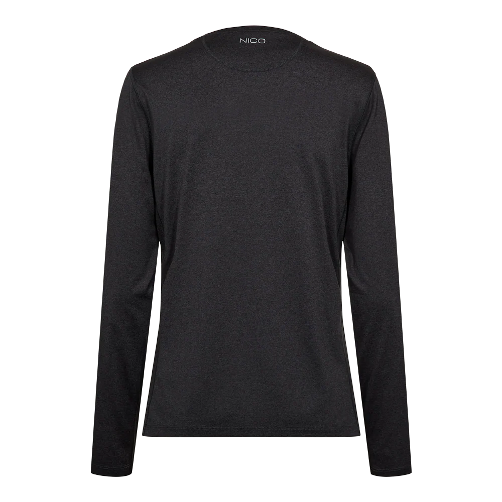NIfemke L/S 26, W - Dame Fitness Bluse - Image 2