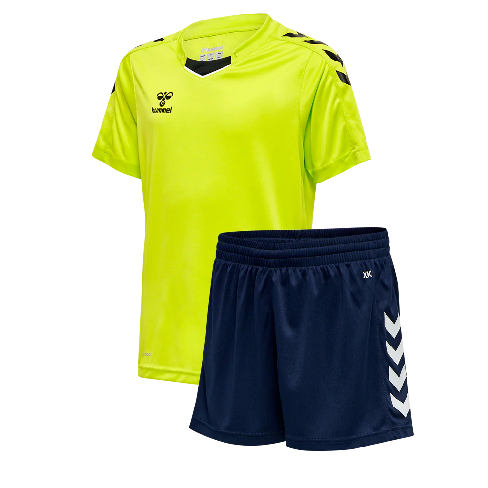 Hummel Core XK Sæt Lime/Navy- Børne Sportstøj