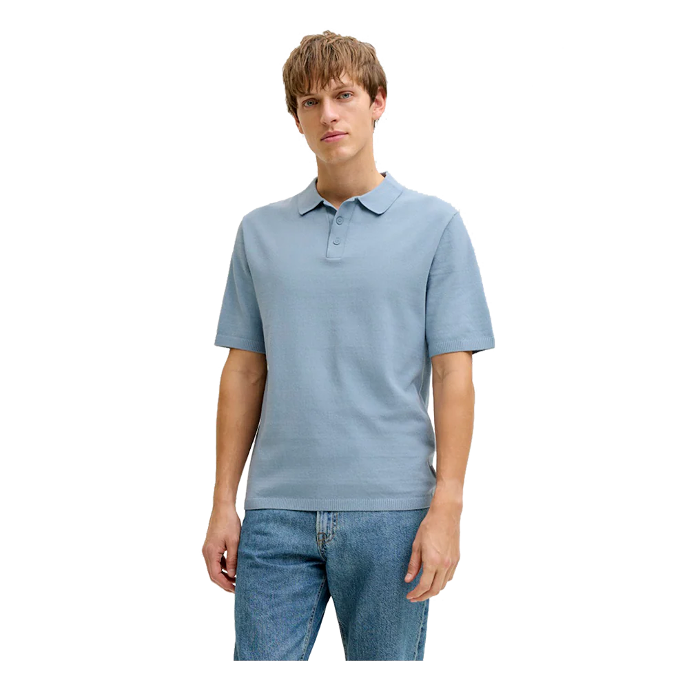JJ Rebel Callum Knit Polo - Herre Polo T-Shirt - Image 6