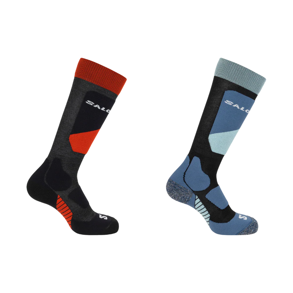 Salomon Jr 2-Pack S/Access Ski Sock - Børne Skistrømper