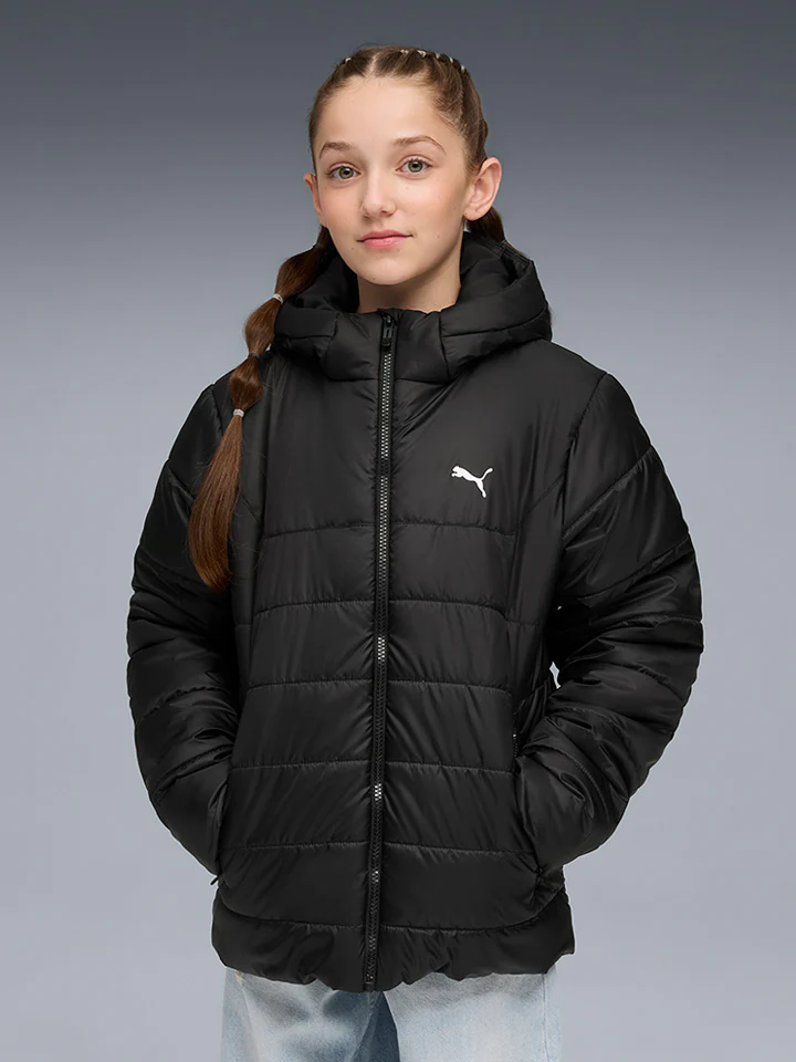 Puma Jr Ess Hooded Jacket - Børne Vinterjakke - Image 2