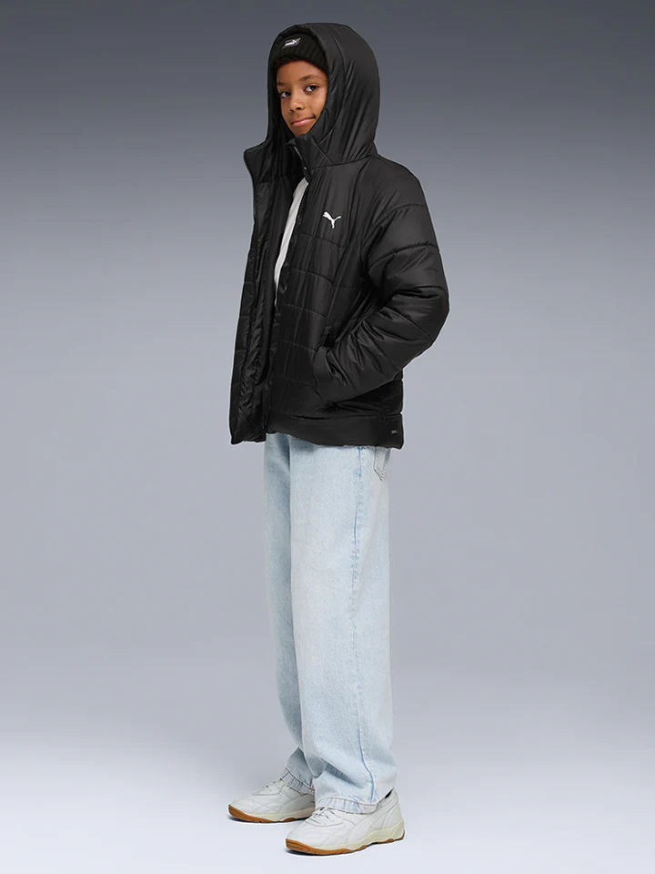 Puma Jr Ess Hooded Jacket - Børne Vinterjakke - Image 3