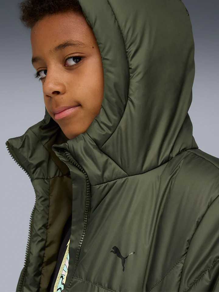 Puma Jr Ess Hooded Jacket - Børne Vinterjakke - Image 5