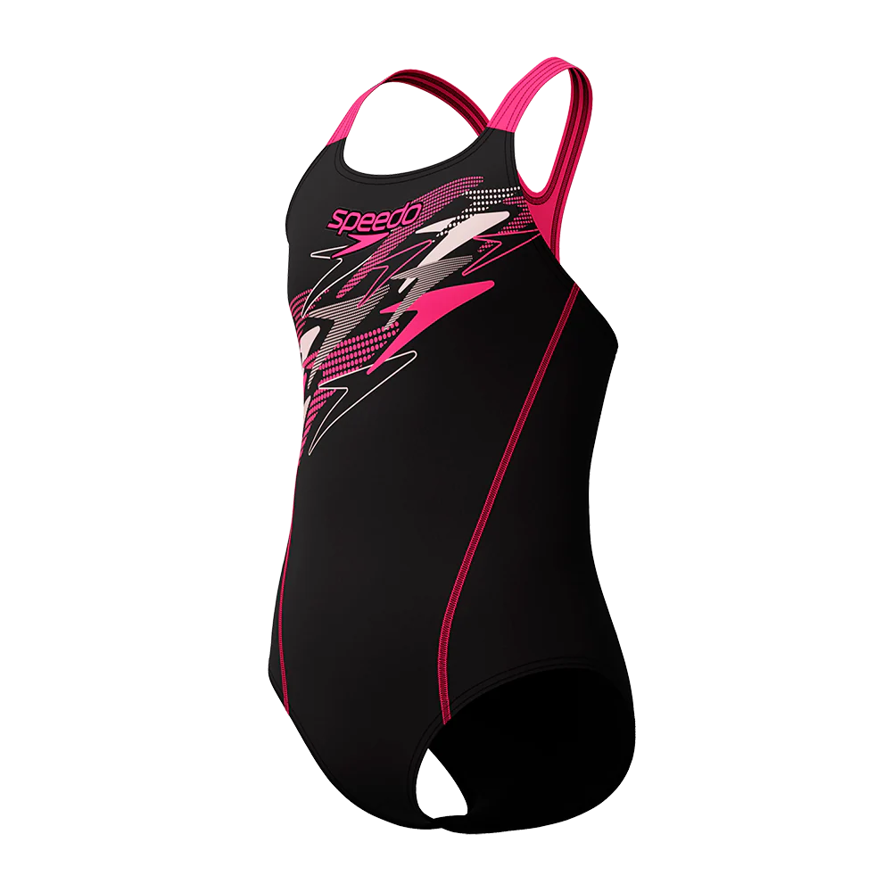 Speedo Jr Medley Logo Swimsuit - Pige Badedragt