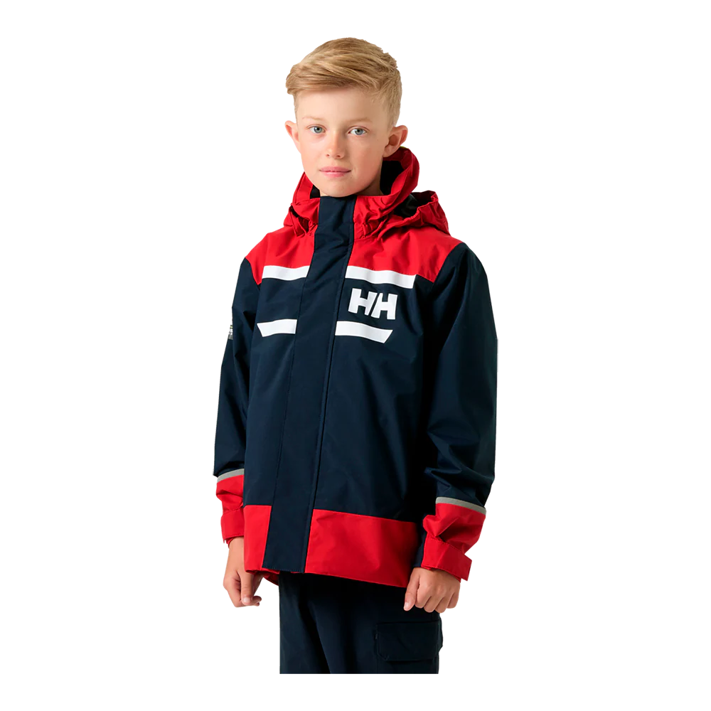 Helly Hansen Jr Salt Port 2.0 Jacket - Børne Sejlerjakke - Image 2