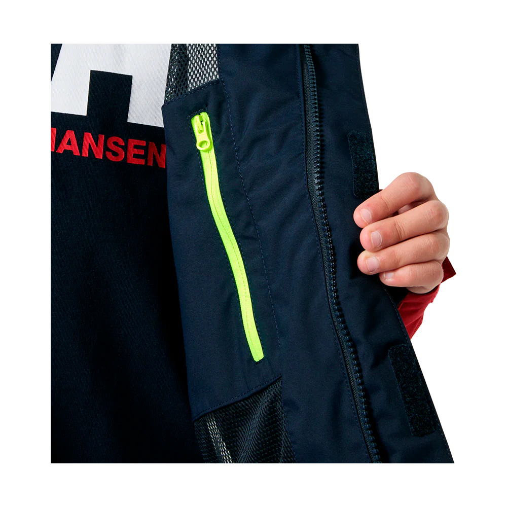 Helly Hansen Jr Salt Port 2.0 Jacket - Børne Sejlerjakke - Image 8