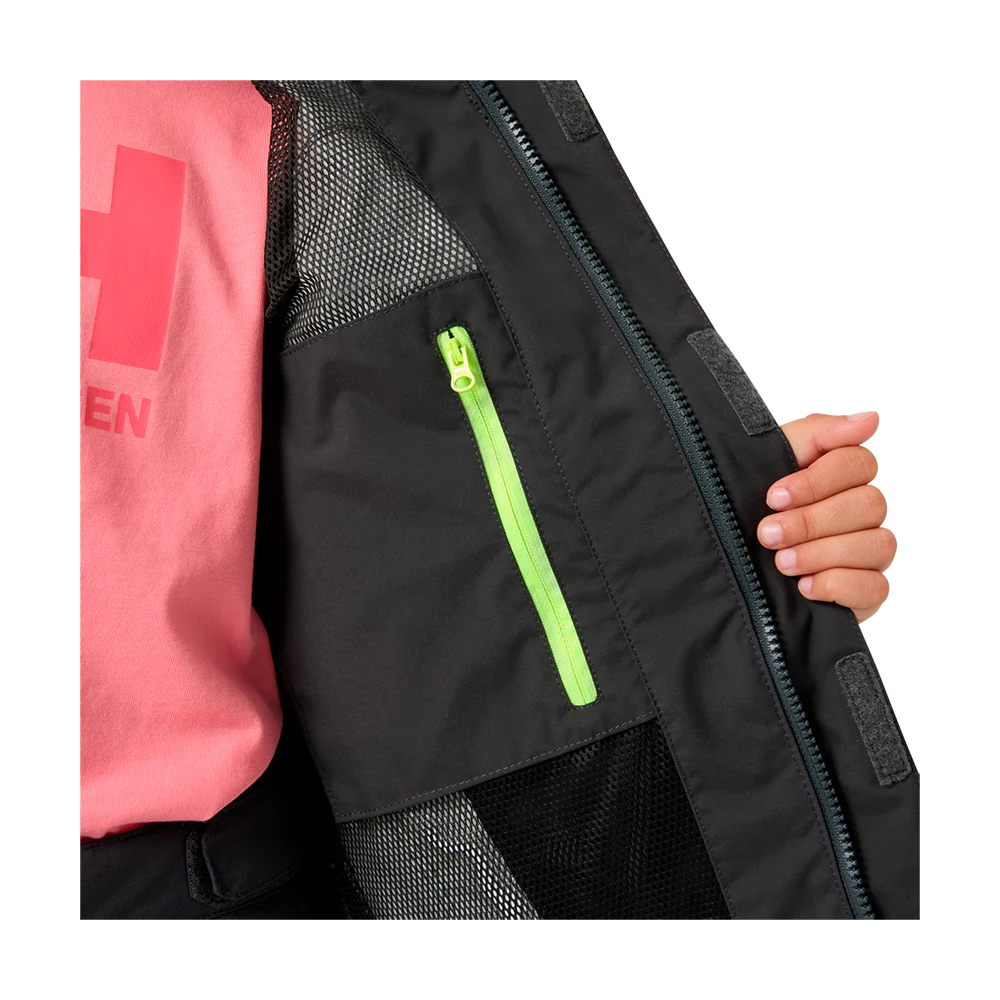 Helly Hansen Jr Salt Port 2.0 Jacket - Børne Sejlerjakke - Image 6