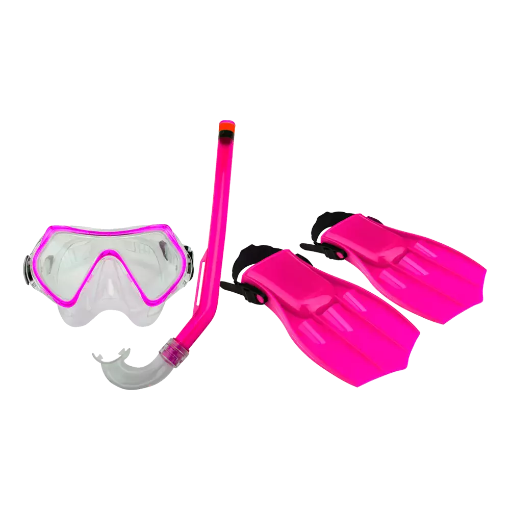 Waimea Diving Set Mask/Snorkel/Fins - Børne Snorkelsæt