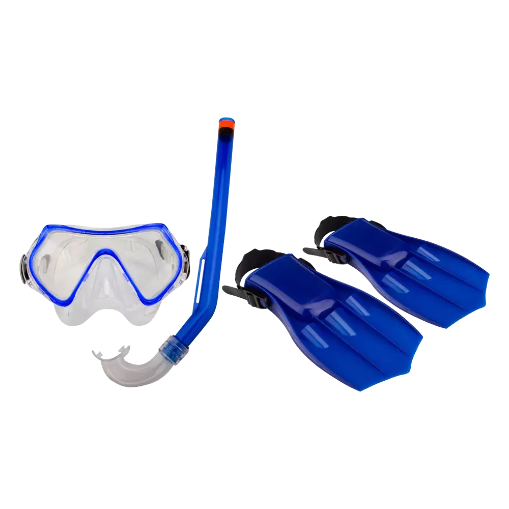 Waimea Diving Set Mask/Snorkel/Fins - Børne Snorkelsæt