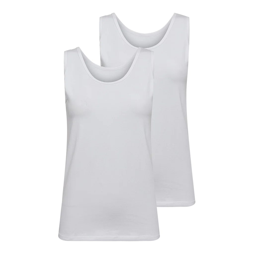 Fabrin Ladies Tank Top 2 Pack, W - Dame Tanktop