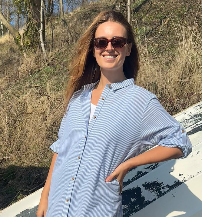 Fabrin New Big Shirt 26, W. - Dame Oversize Skjorte - Image 2
