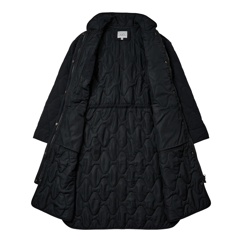 Just Penny Long Quilted Jacket 25, W. - Dame Oversize Fritidsjakke - Image 3