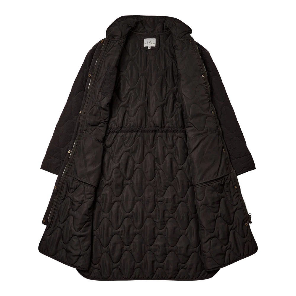 Just Penny Long Quilted Jacket 25, W. - Dame Oversize Fritidsjakke - Image 3