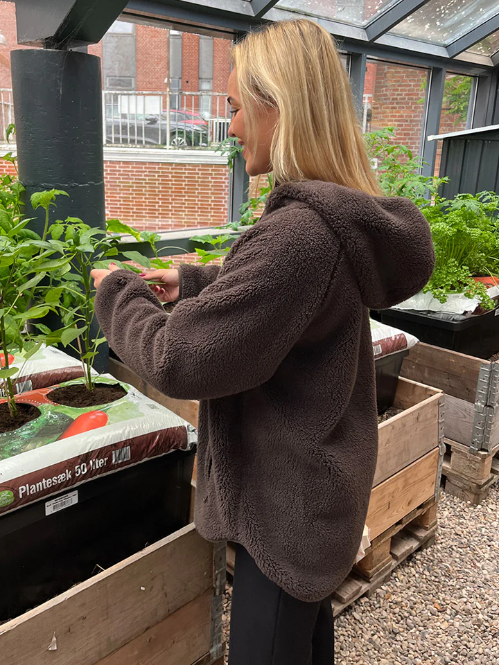 Fabrin Pippa Fleece, W. - Dame Oversize Fleecetrøje - Image 4