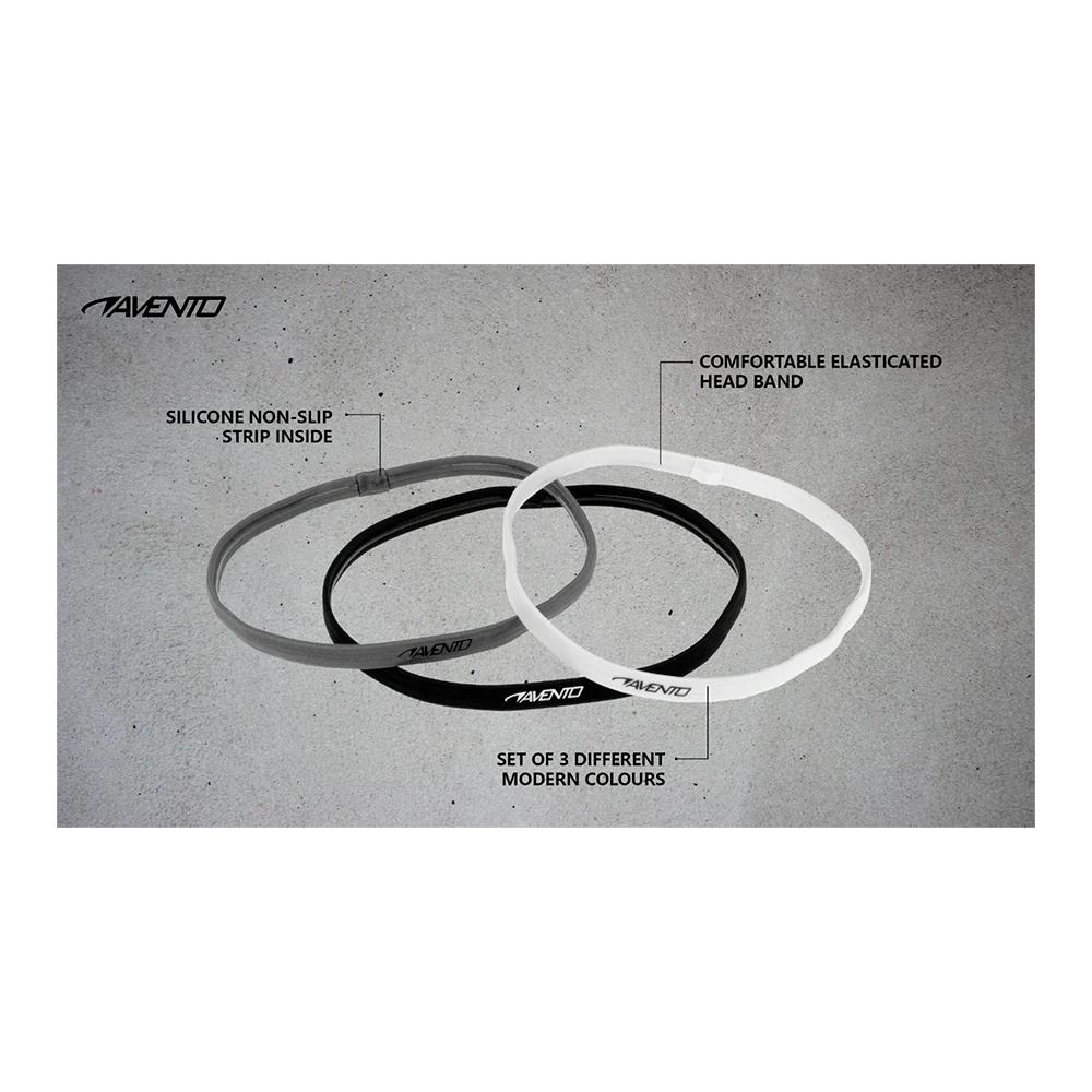 Sports Hairband Elastic 3 pieces - Sport Hårbånd - Image 2