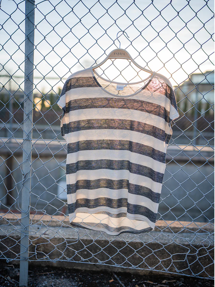 Fabrin Stripe T-Shirt 26, W. - Dame T-Shirt - Image 2