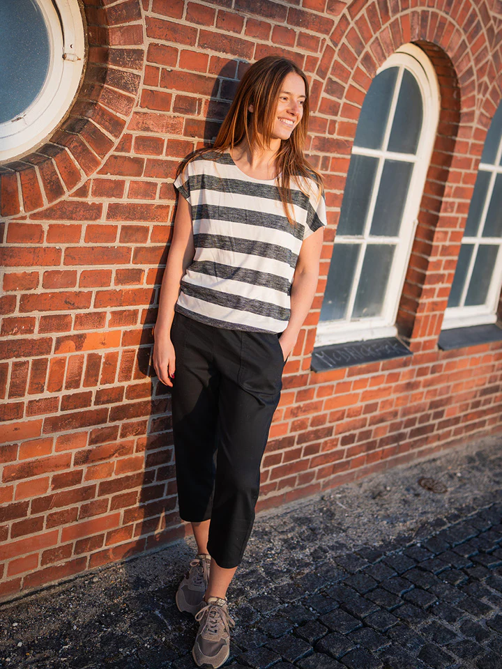 Fabrin Stripe T-Shirt 26, W. - Dame T-Shirt - Image 4
