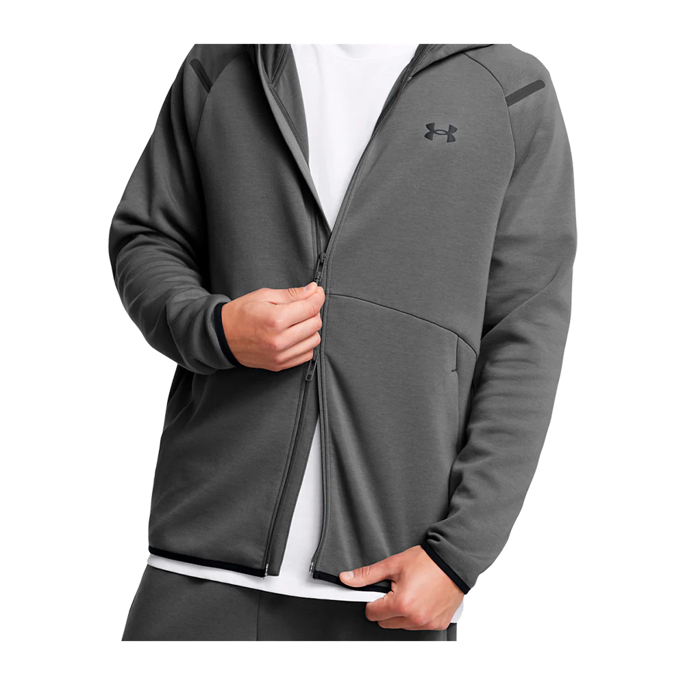 Under Armour Unstopable Fleece FZ Hoodie - Herre Sweatshirt - Image 5