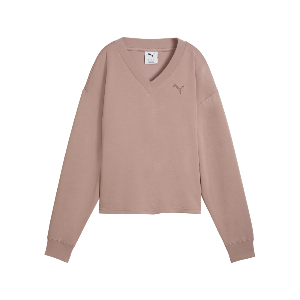 Puma W Elevated Crew Sweat - Dame Sweatshirt