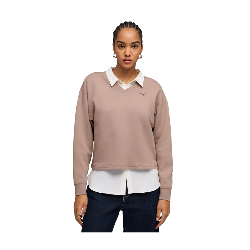 Puma W Elevated Crew Sweat - Dame Sweatshirt - Image 2