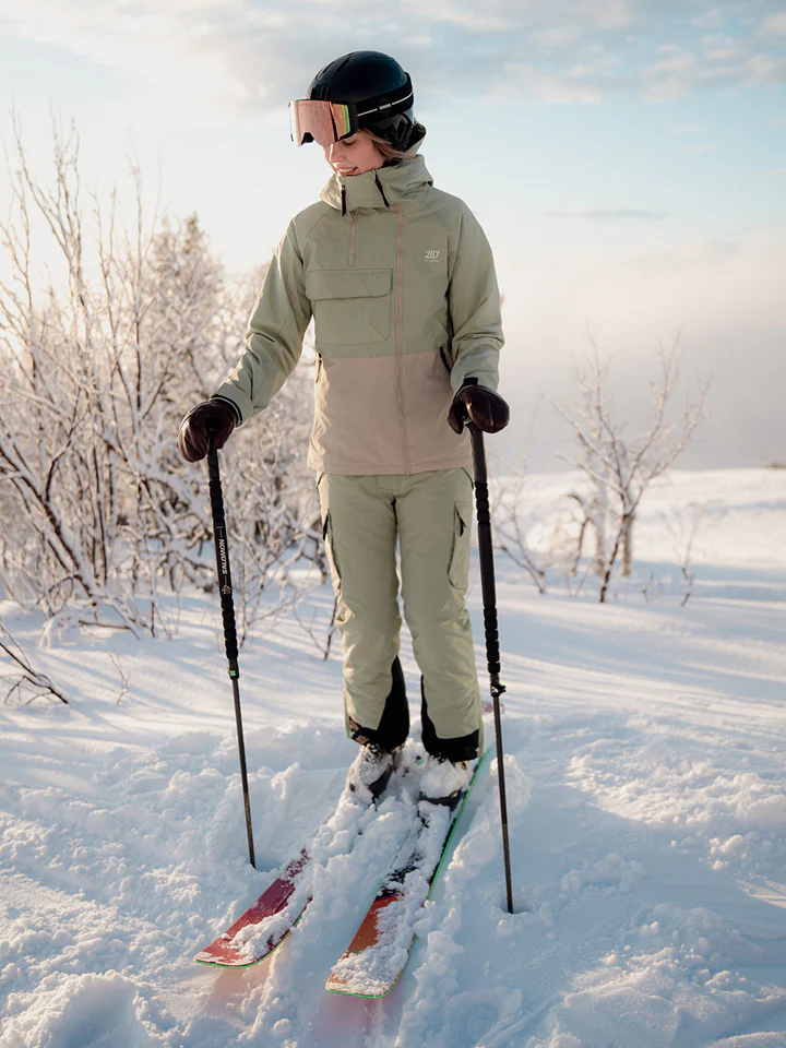 2117 of Sweden W Krasse Padded Ski Pant - Dame Skibukser - Image 2