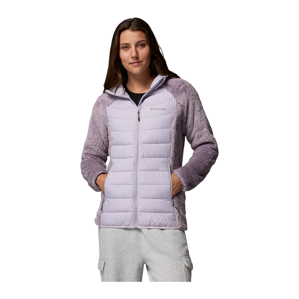Columbia W Powder Lite Hybrid Sherpa - Dame Fleecetrøje