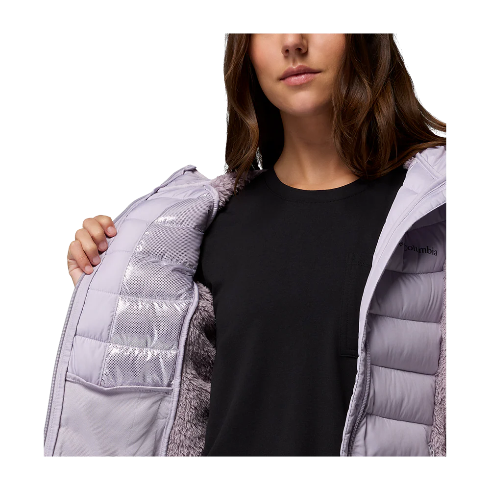 Columbia W Powder Lite Hybrid Sherpa - Dame Fleecetrøje - Image 3