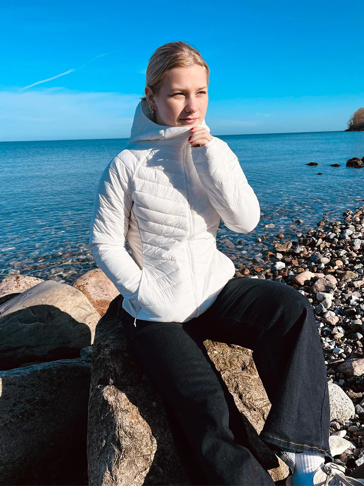 Columbia W Powder Pass Hybrid Jacket - Dame Fritidsjakke - Image 2