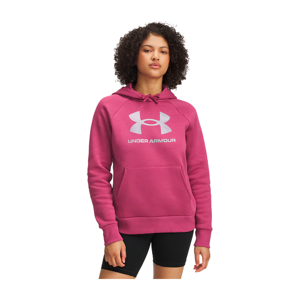 Under Armour W Rival Shimmer Hoodie - Dame Sweatshirt