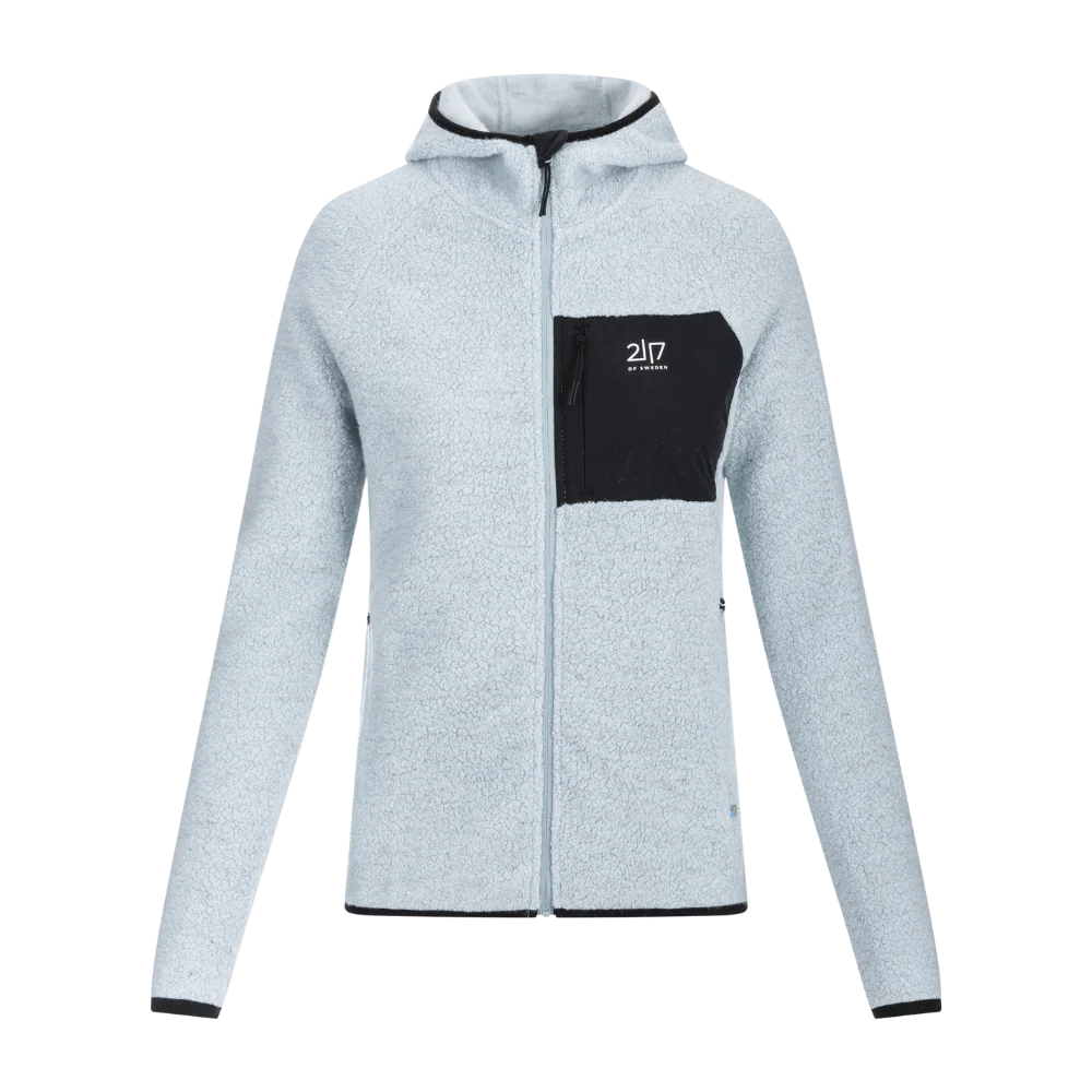 2117 of Sweden W Skord Wool Hoodie - Dame Fritidsjakke