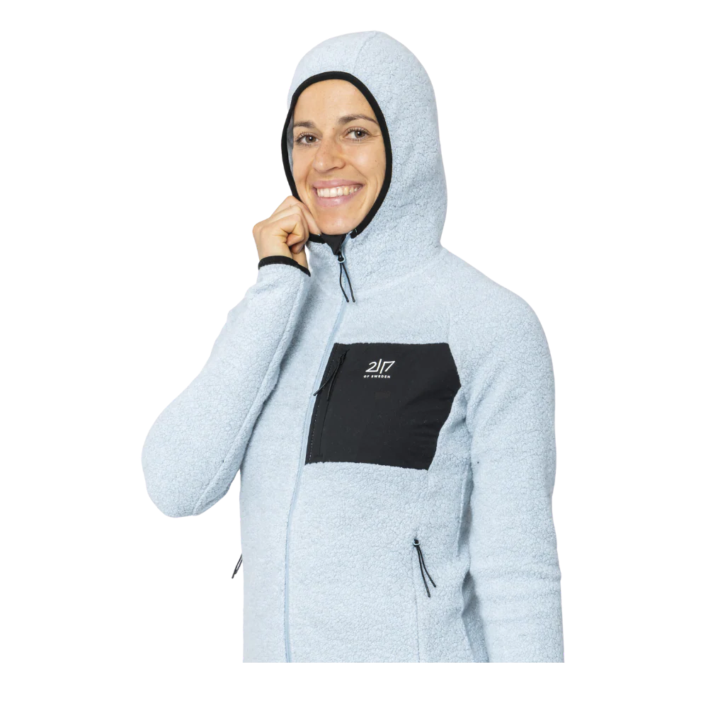 2117 of Sweden W Skord Wool Hoodie - Dame Fritidsjakke - Image 4